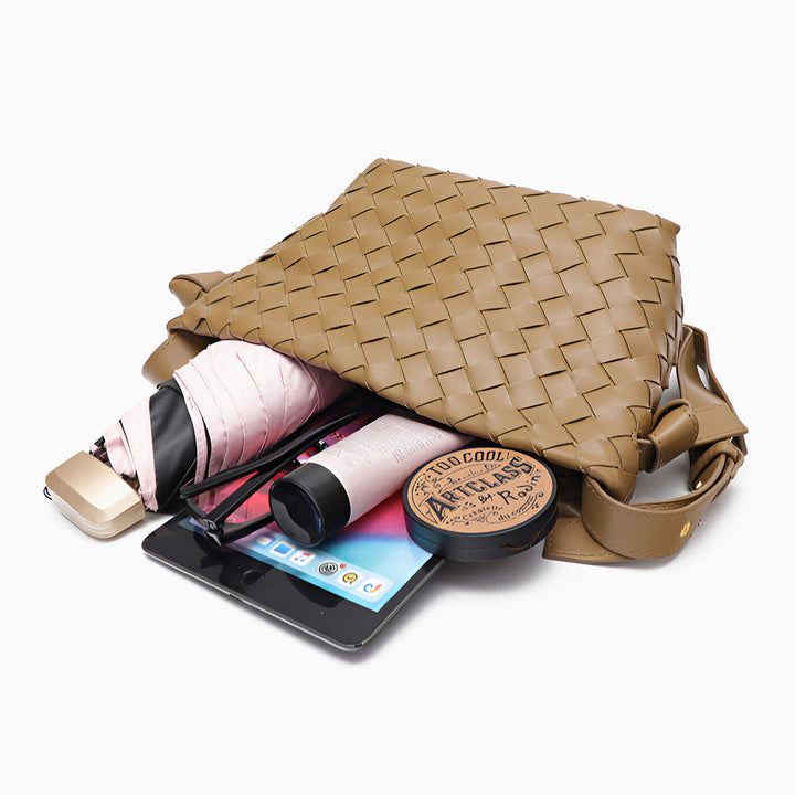 Ciara Woven Shoulder Bag