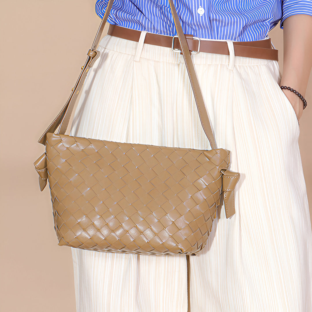 Ciara Woven Shoulder Bag