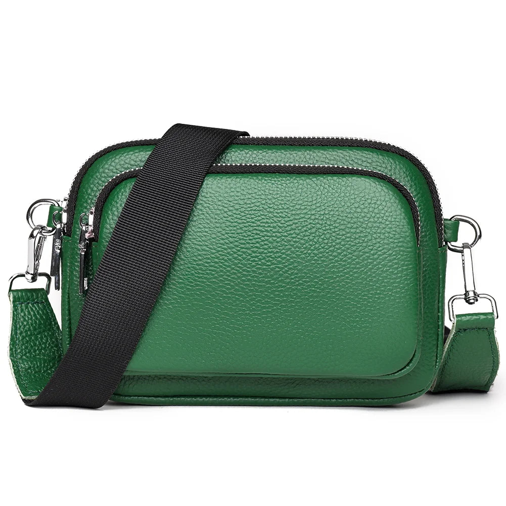 Addison - Ladies real leather shoulder bag, elegant small camera bags, fashion for work