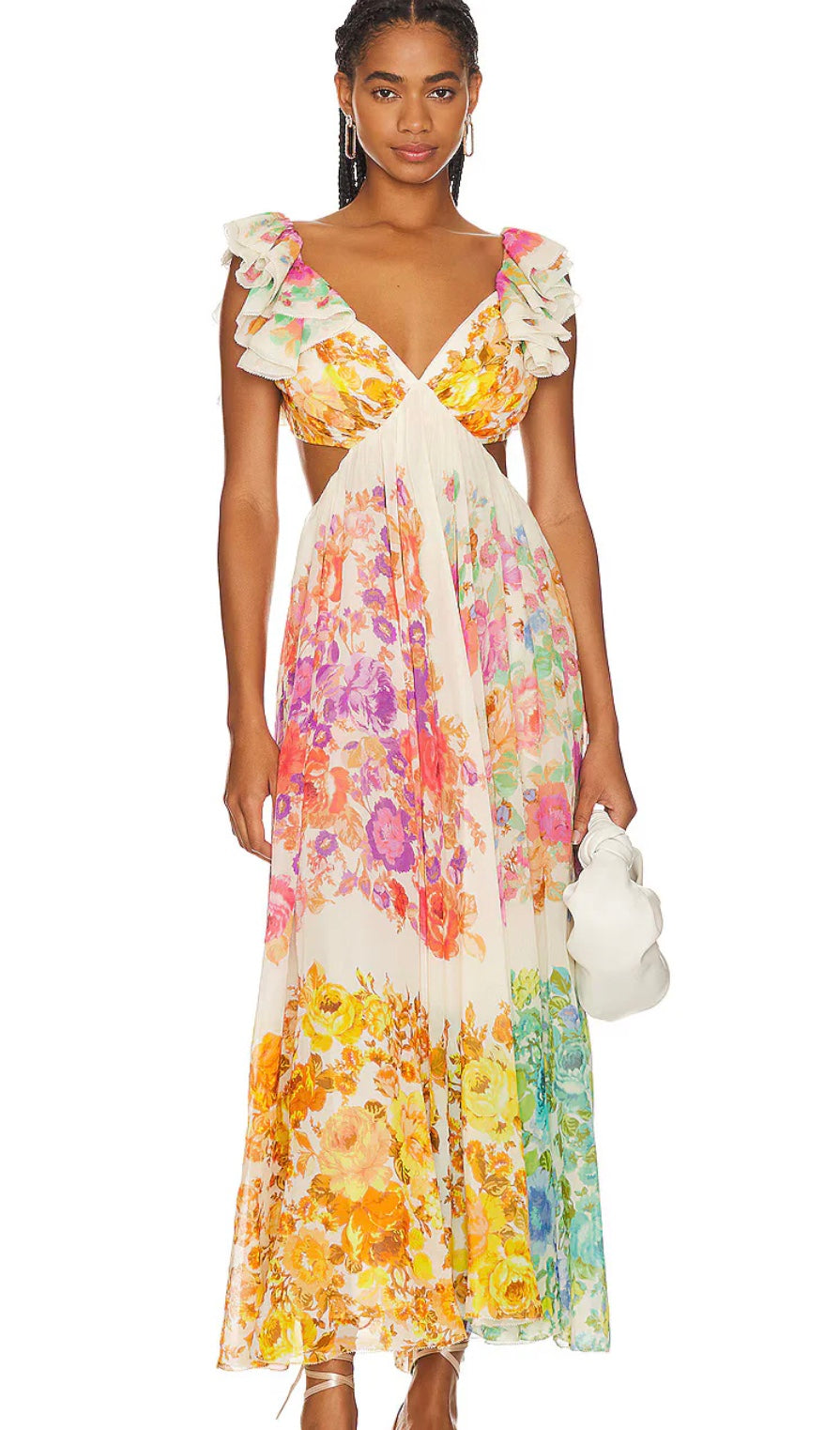 Maribelle - Summer Dress with Flower Print