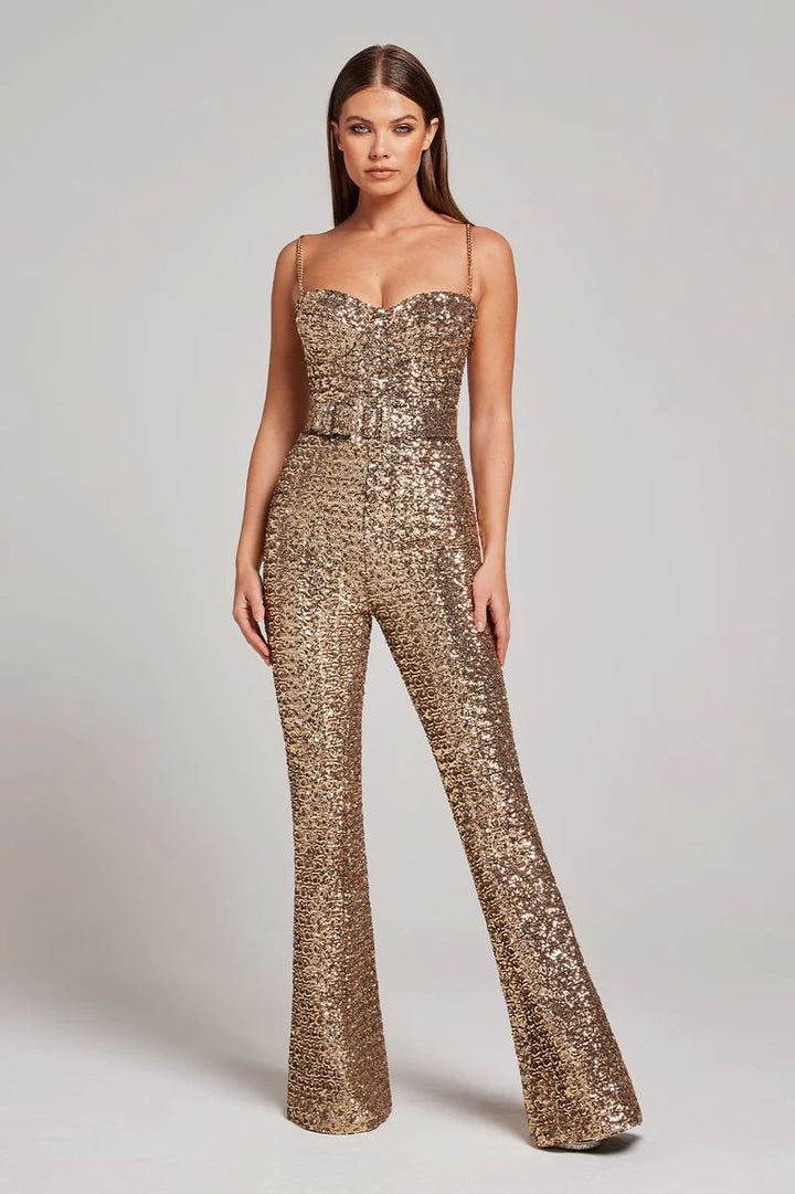 Viera – Shimmer Chic Jumpsuit