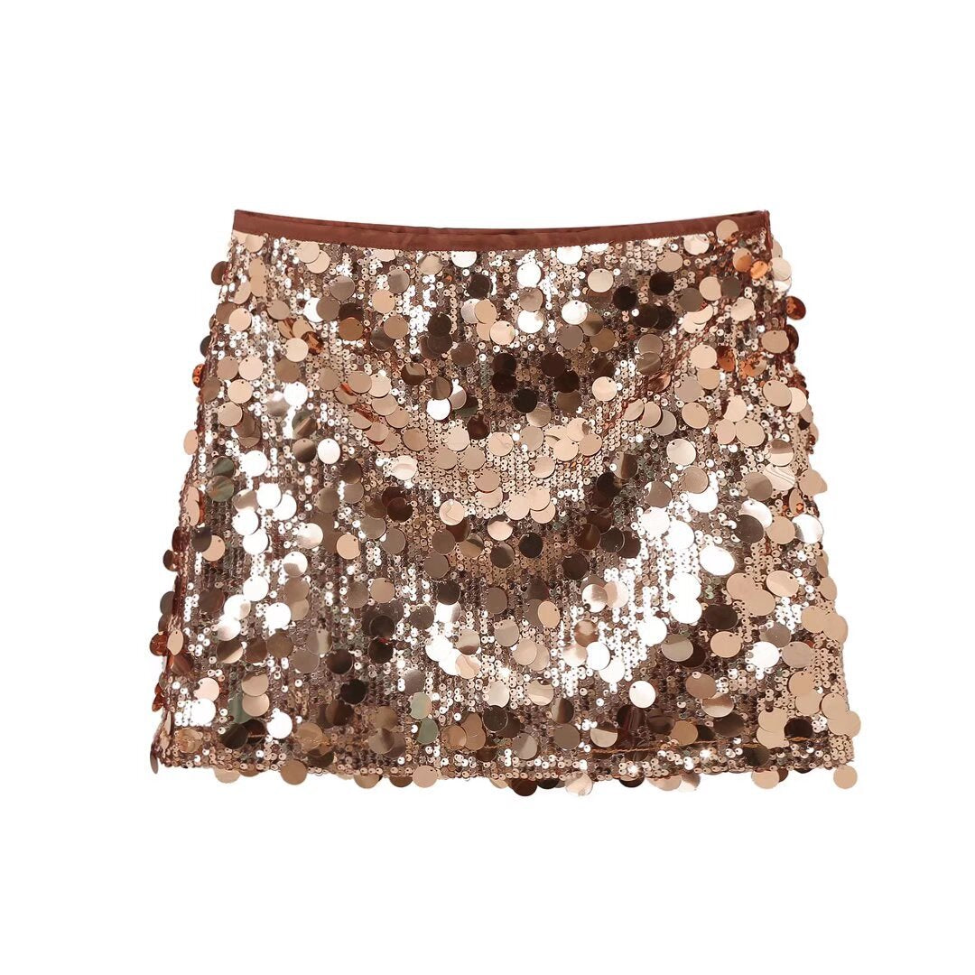 Lunette - Chic Sequins Skirt