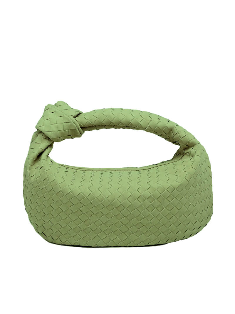 Woven Suede Bag