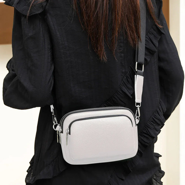 Addison - Ladies real leather shoulder bag, elegant small camera bags, fashion for work