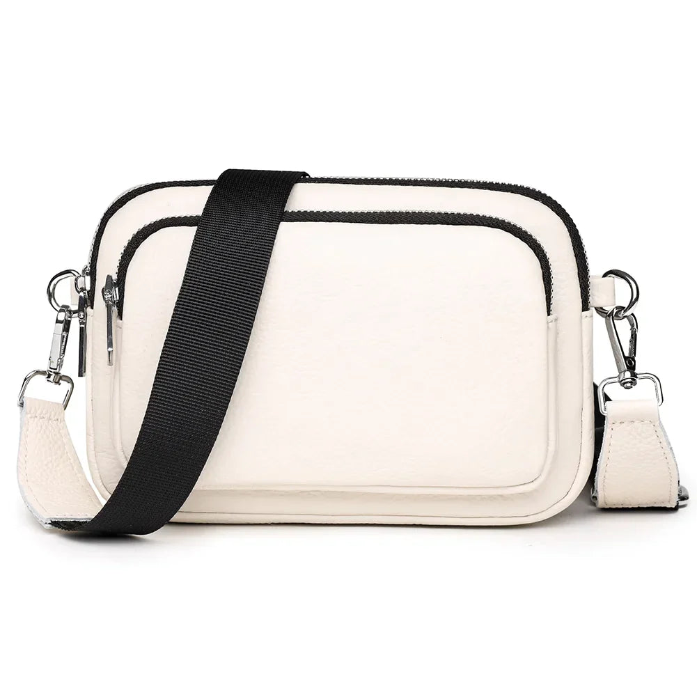 Addison - Ladies real leather shoulder bag, elegant small camera bags, fashion for work